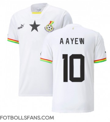 Ghana Andre Ayew #10 Replika Hemmatröja VM 2022 Kortärmad